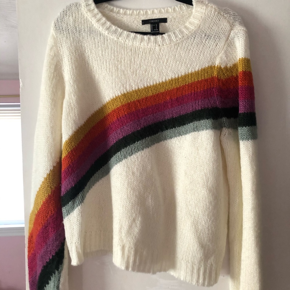 Forever 21 Rainbow Sweater 🌈